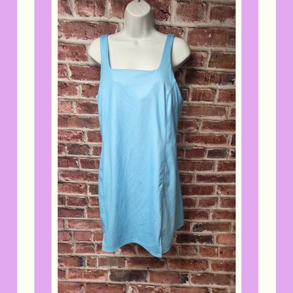 All in Motion Active Dress XL | Blue Knit Slim Fit Built In Shorts Athleisure - Picture 1 of 7